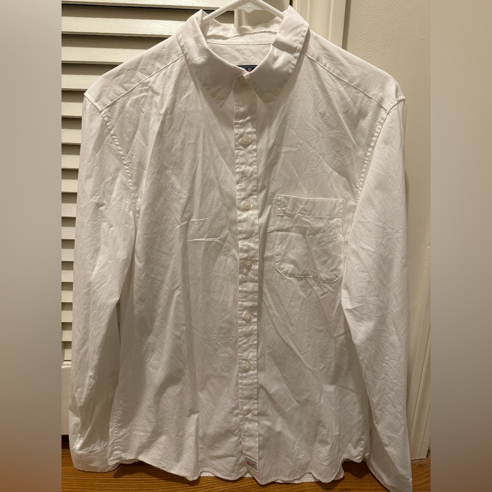 Men's Classic White Dress Shirt